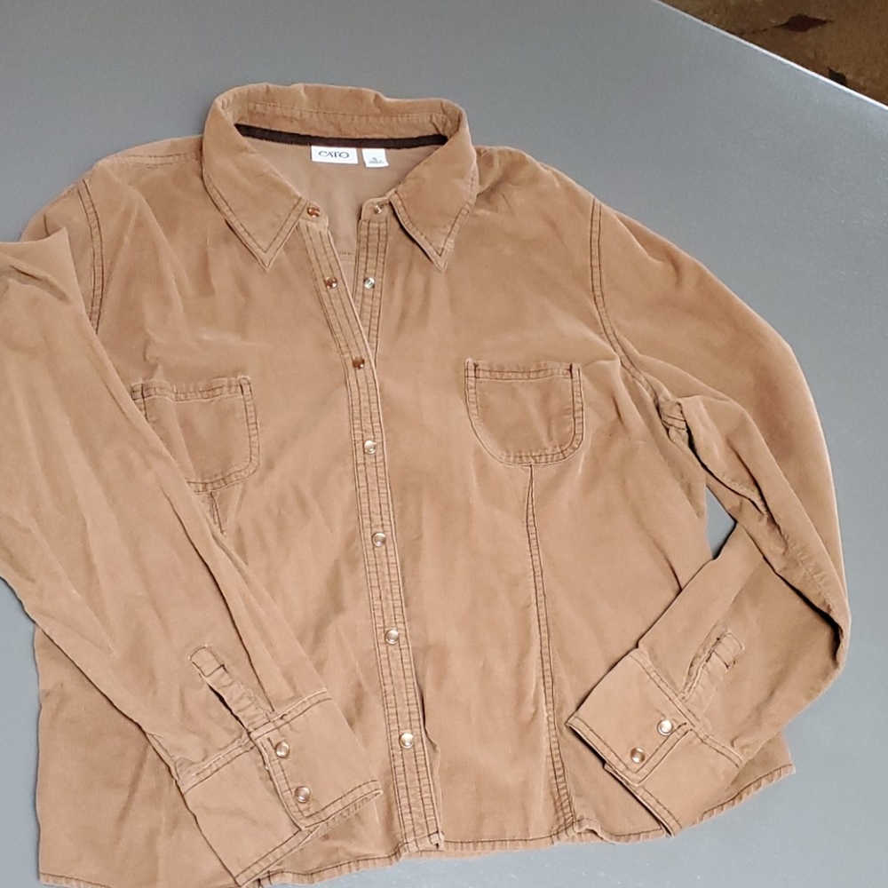 Button up Cordray western style long sleeve shirt